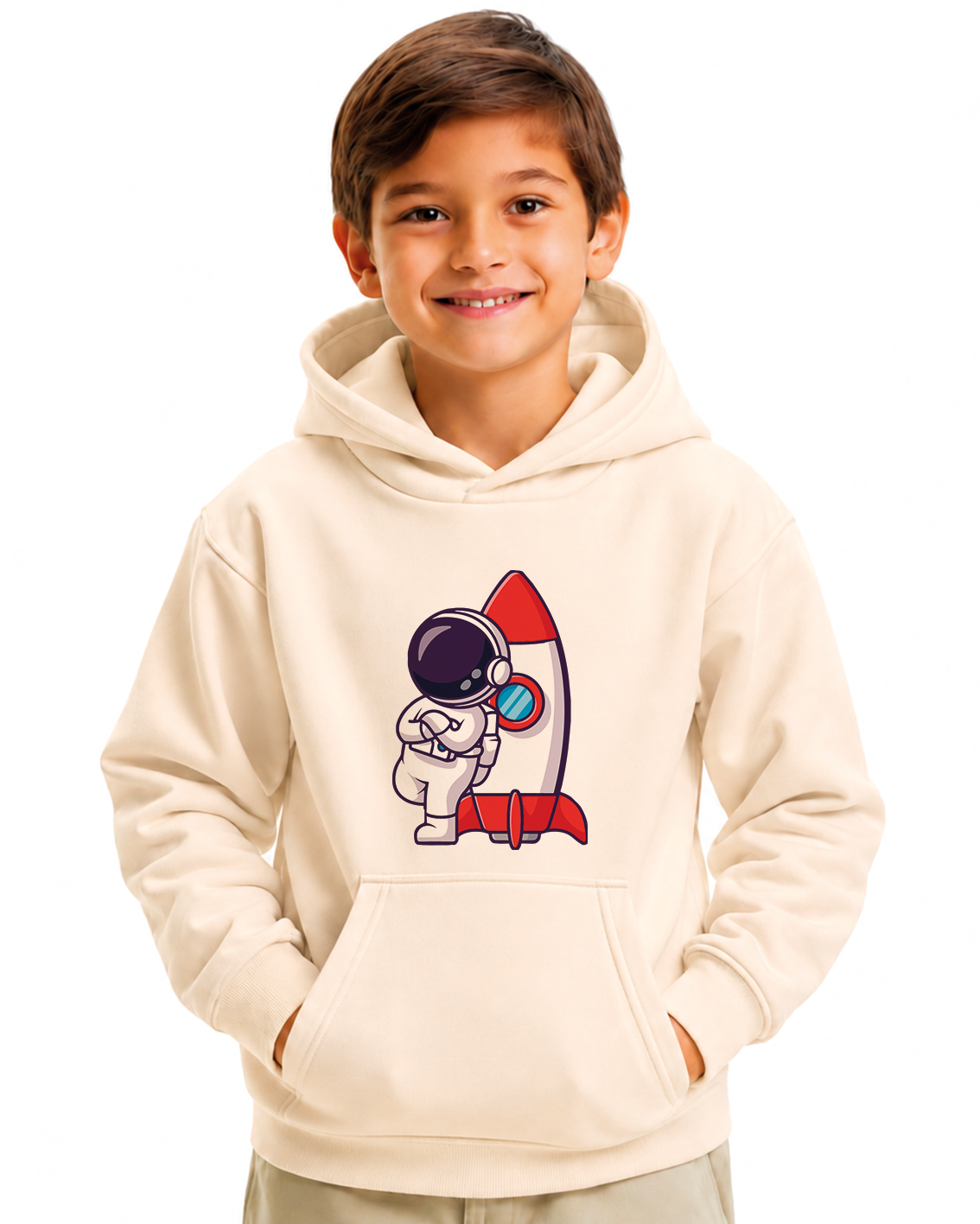 Sudadera Niño Personalizada con Personaje Favorito | Con Capucha y Cuello Redondo