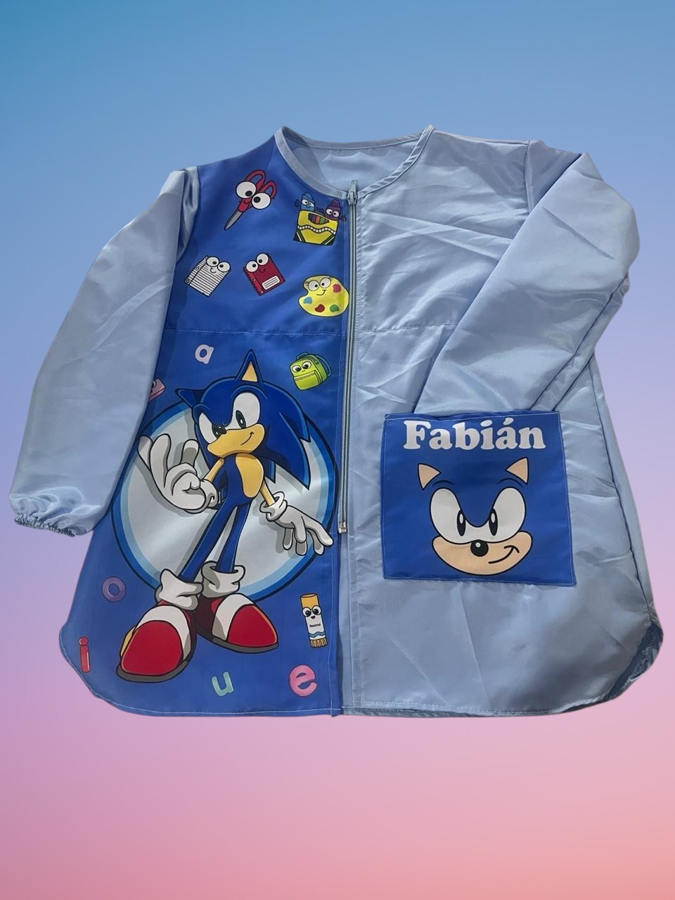 Bata Preescolar para Niño Antifluidos Personalizable