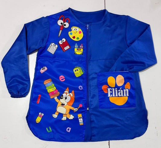 Bata Preescolar para Niño Antifluidos Personalizable