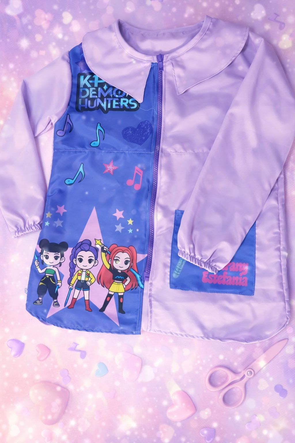 Bata Preescolar con cuello Antifluidos Personalizable