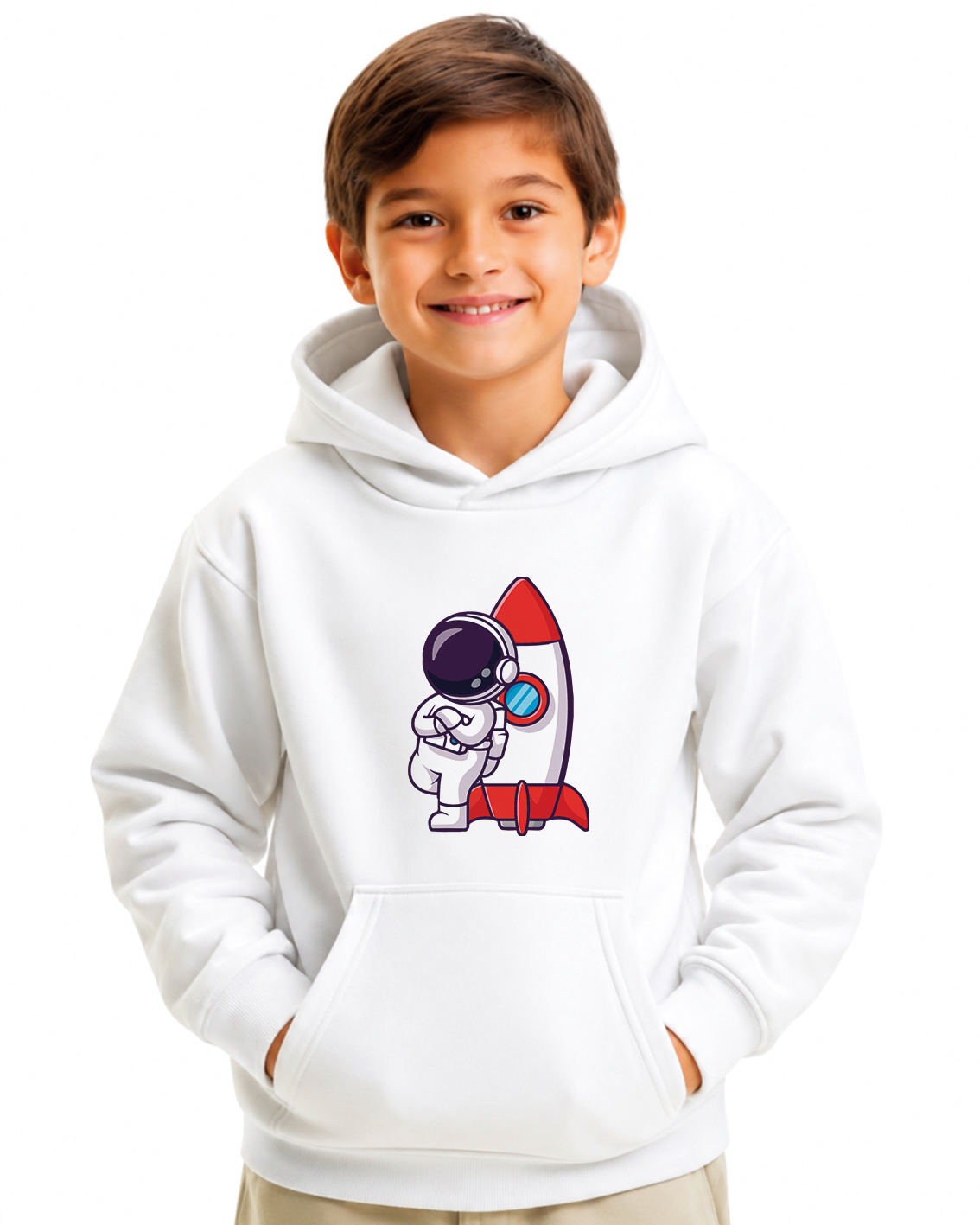 Sudadera Niño Personalizada con Personaje Favorito | Con Capucha y Cuello Redondo