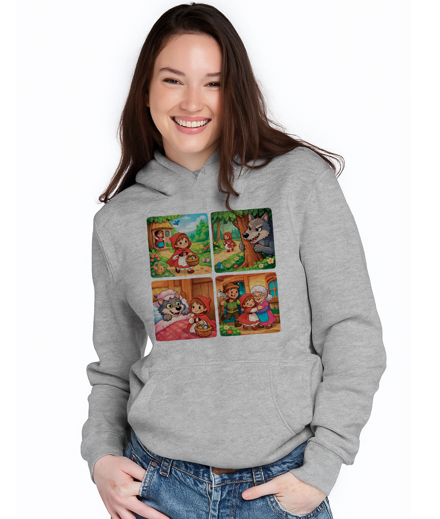 Hoodie Mujer Personalizada con Personaje Favorito | Sudadera con Capucha para Mujer