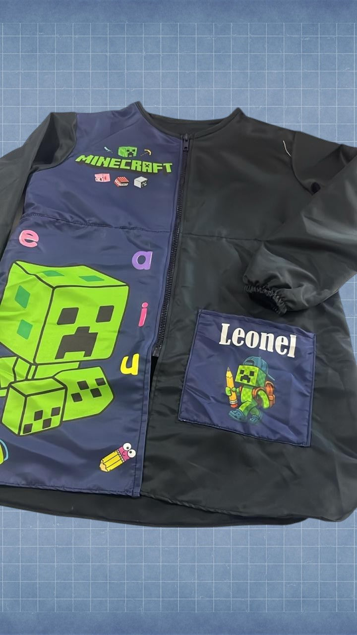 Bata Preescolar para Niño Antifluidos Personalizable